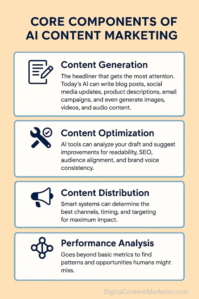 Core Components of AI Content Marketing