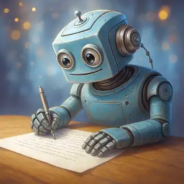 A Robot Writing Content